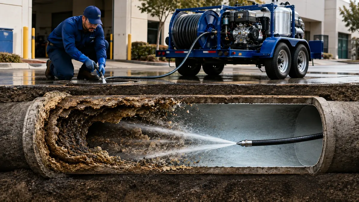 Sewer Pipe Descaling in Three Rivers